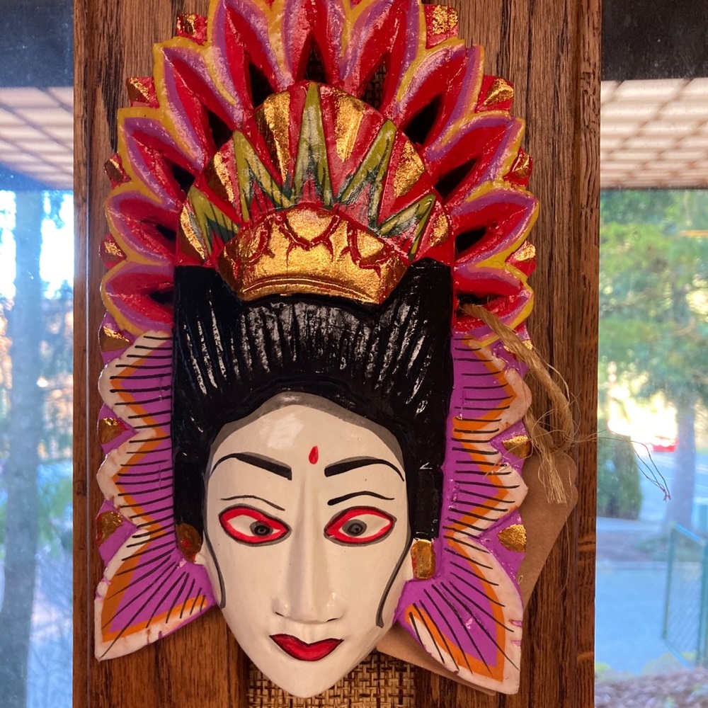 Bali Man and Woman decor mask
